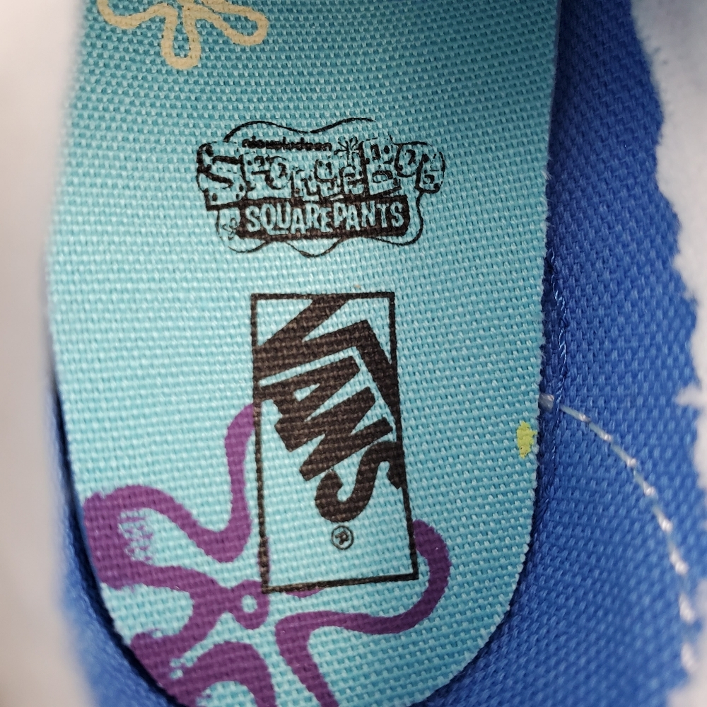 Vans X SpongeBob Slip On Velcro 124 Conch … - Picture 6 of 12